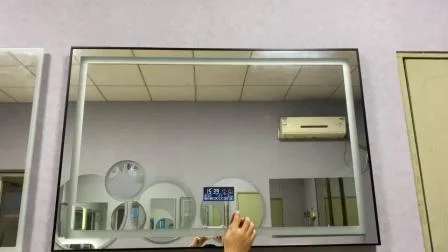 Woma Smart Mirror Vanity Furniture Espejo de pared para baño con luces LED con lupa y Bluetooth (M008)